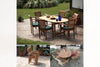 The Harewood 6 Seater Teak Garden Furniture Set