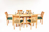 The Malton Teak Garden Table & Chairs Set