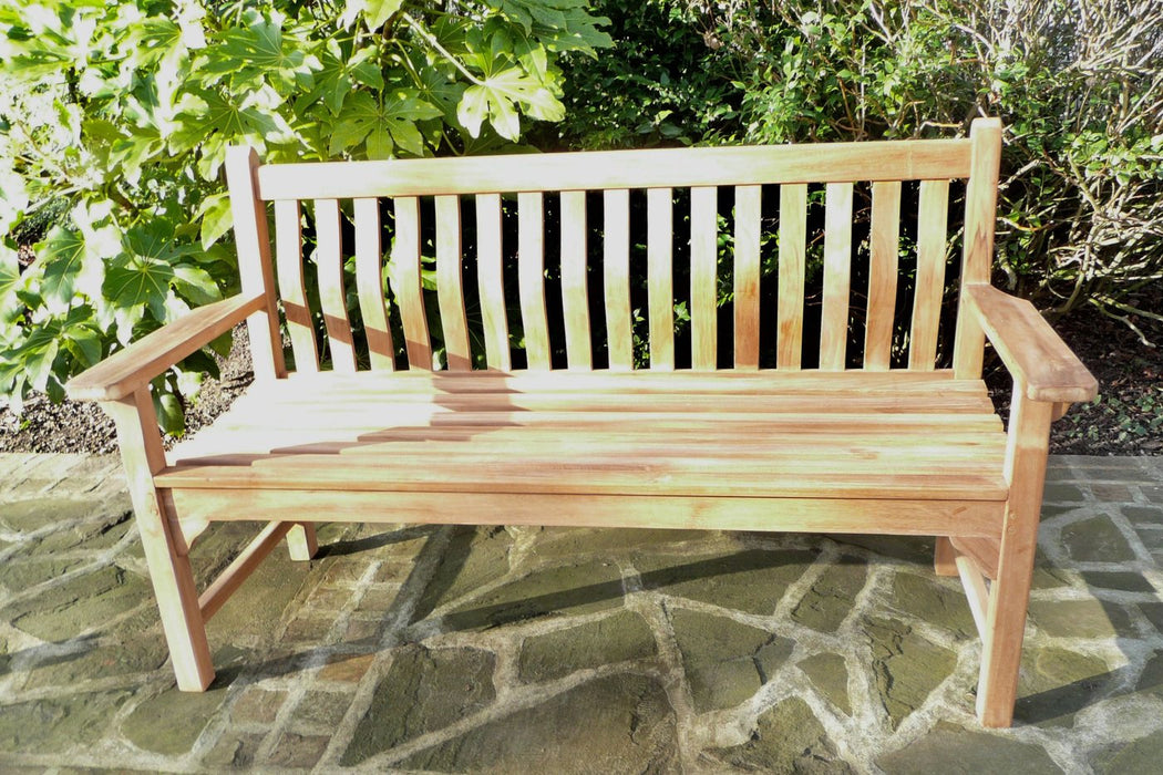 The Rosedale Teak Garden Bench Garden Furniture Hunters of Yorkshire