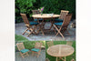 The Pocklington 4 Seater Teak Garden Table & Chairs Set